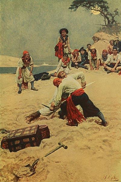 Howard Pyle Who Shall be Captain Sweden oil painting art
